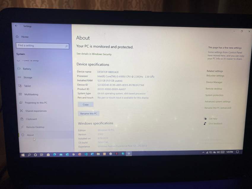 HP Laptop 12GB RAM 1TB HDD Intel Core i3 + Charger + HP Laptop Bag - 4 - Laptop  on Aster Vender