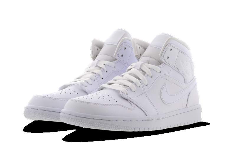 Jordan 1 mid triple white - 1 - Sneakers  on Aster Vender