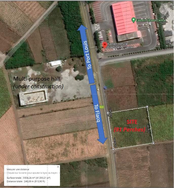 Land for Sale - 91 perches at L'Aventure, Main Road (B22) - 2 - Land  on Aster Vender