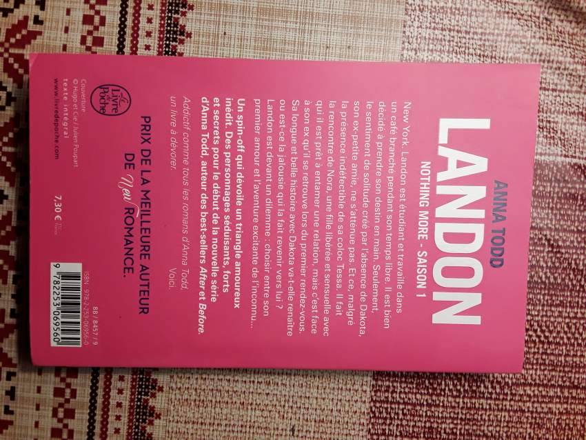 Anna Todd - Landon - 1 - Fictional books  on Aster Vender