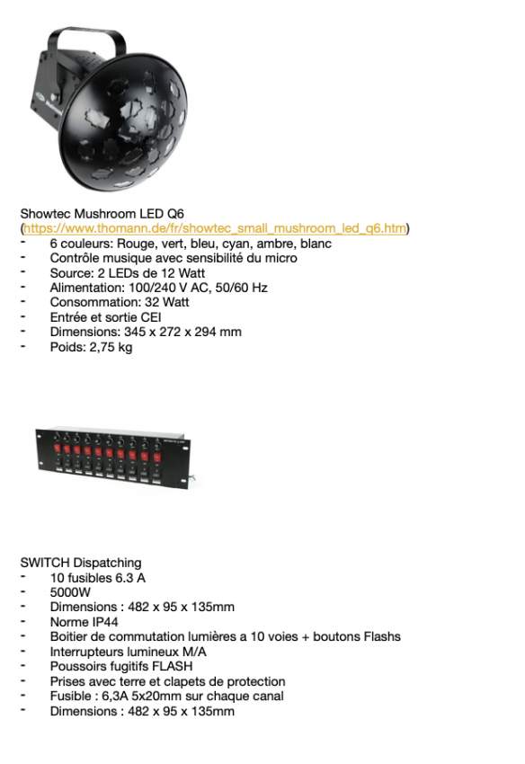 Pack de jeux de lumière pour DJ et soirées - 4 - Party  on Aster Vender