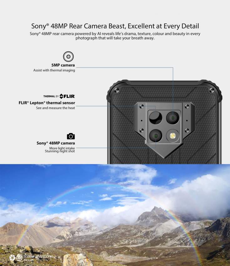 Blackview BV9800 Pro 6GB+128GB, 16MP Thermal Imagery + 48MP Camera - 10 - Blackview Phones  on Aster Vender