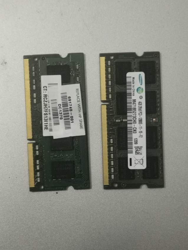Lot de deux barrettes de RAM 4GB DDR3-1600 - 0 - Memory (RAM)  on Aster Vender