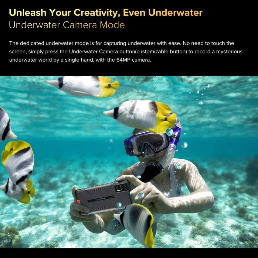 Umidigi GT Robust Smartphone Waterproof 64 MP RAM 8GB ROM 128 GB - 3 - Android Phones  on Aster Vender