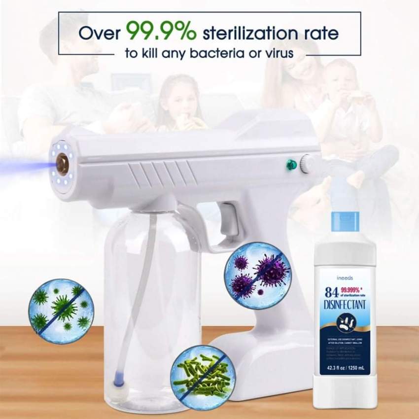 Portable Disinfection Spray Gun & K9 Pro Temperature Sanitizer Dispens - 1 - Health Products  on Aster Vender