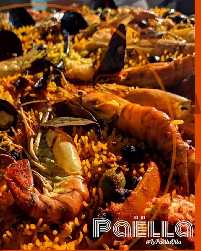 Paella Seafood + Gambas - Minimum 12 persons !!! Rs 250 pax . - 3 - Catering & Restaurant  on Aster Vender