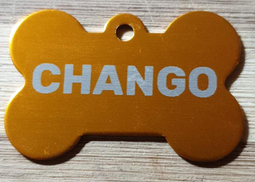 Customised PET ID TAG on Aster Vender