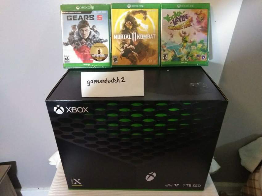 Microsoft Xbox Series X 1TB (Console + 3 Games + 2 controls) - Xbox One Games at AsterVender