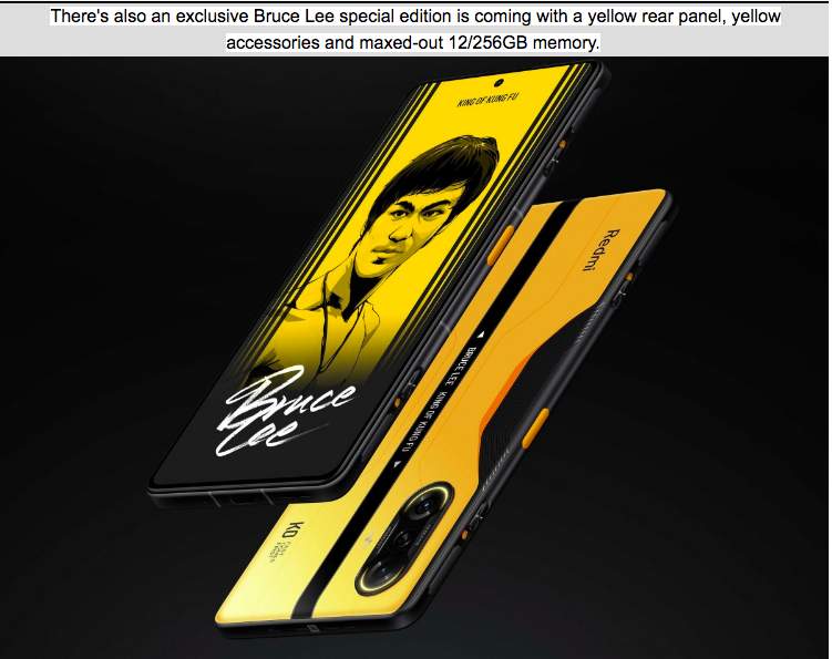 Xiaomi RedMi K40 Gaming Bruce Lee Enhance Edition 256 GB - 0 - Xiaomi Phones  on Aster Vender