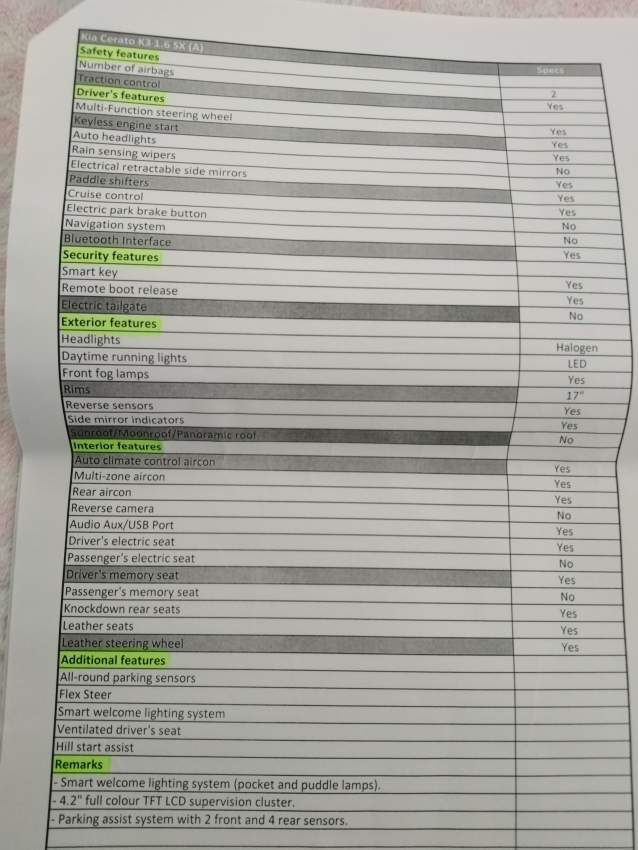 Kia Cerato Forte k3  - 2 - Family Cars  on Aster Vender