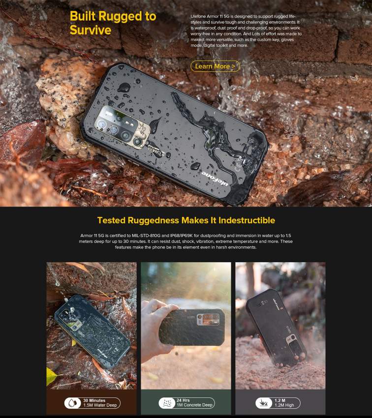 Ulefone Armor 11 5G Rugged Phone With IR Night Vision - 4 - Other phones  on Aster Vender