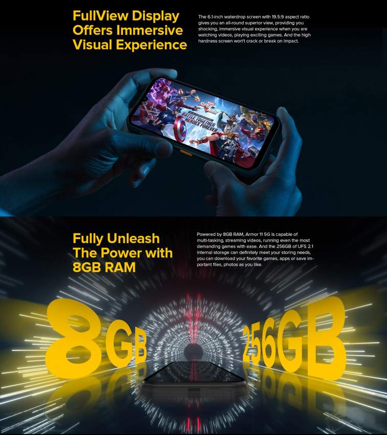 Ulefone Armor 11 5G Rugged Phone With IR Night Vision - 7 - Other phones  on Aster Vender