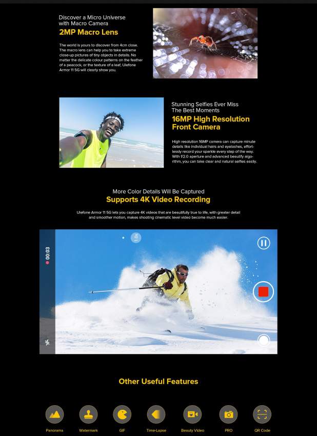 Ulefone Armor 11 5G Rugged Phone With IR Night Vision - 2 - Other phones  on Aster Vender