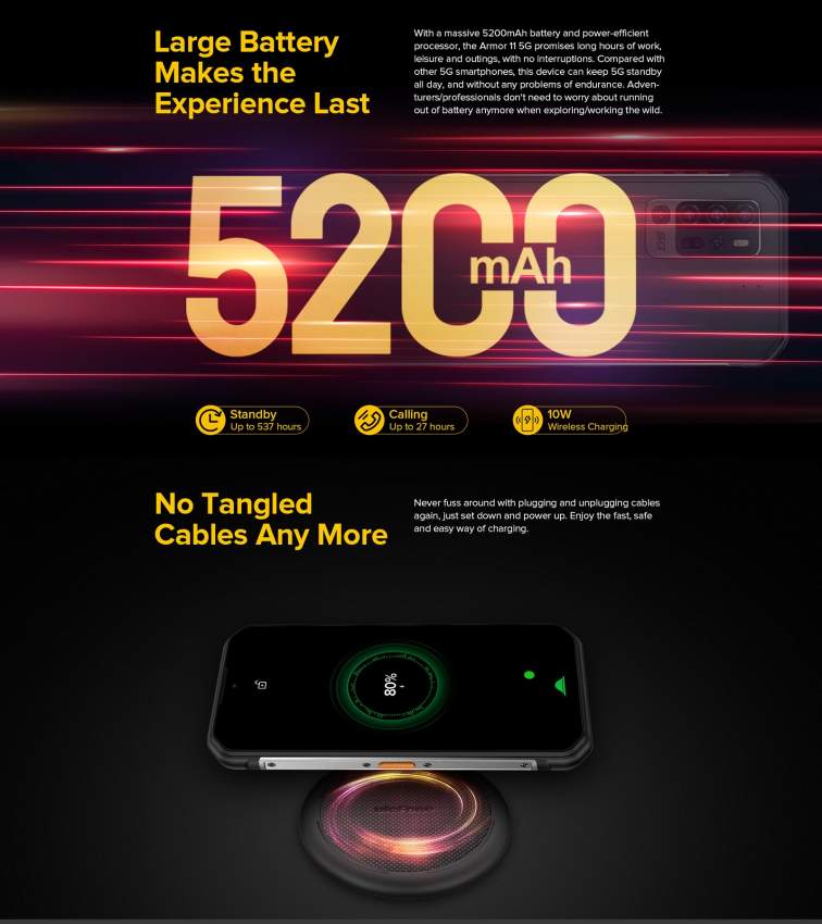 Ulefone Armor 11 5G Rugged Phone With IR Night Vision - 8 - Other phones  on Aster Vender