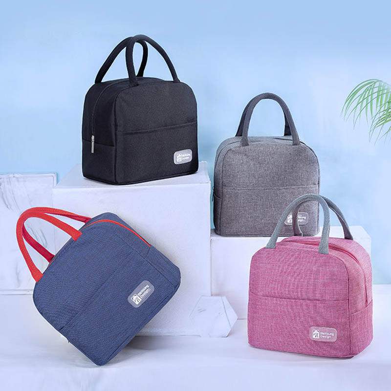 Insulated thermal Lunch bag Cooler food carry tote bag pouch As...