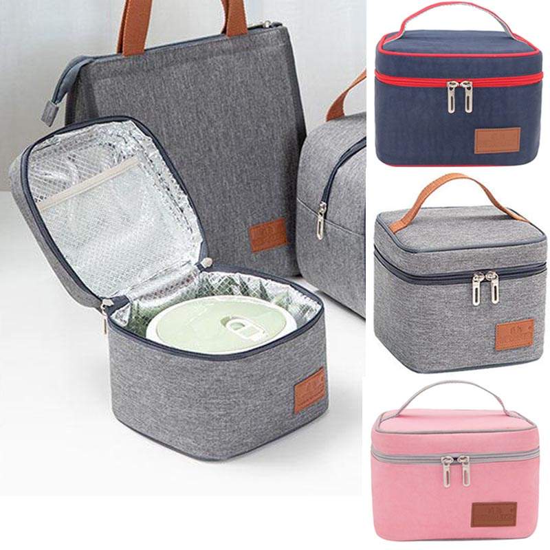 Small square Lunch box bag snacks picnic bags insulated - 3 - Bags  on Aster Vender