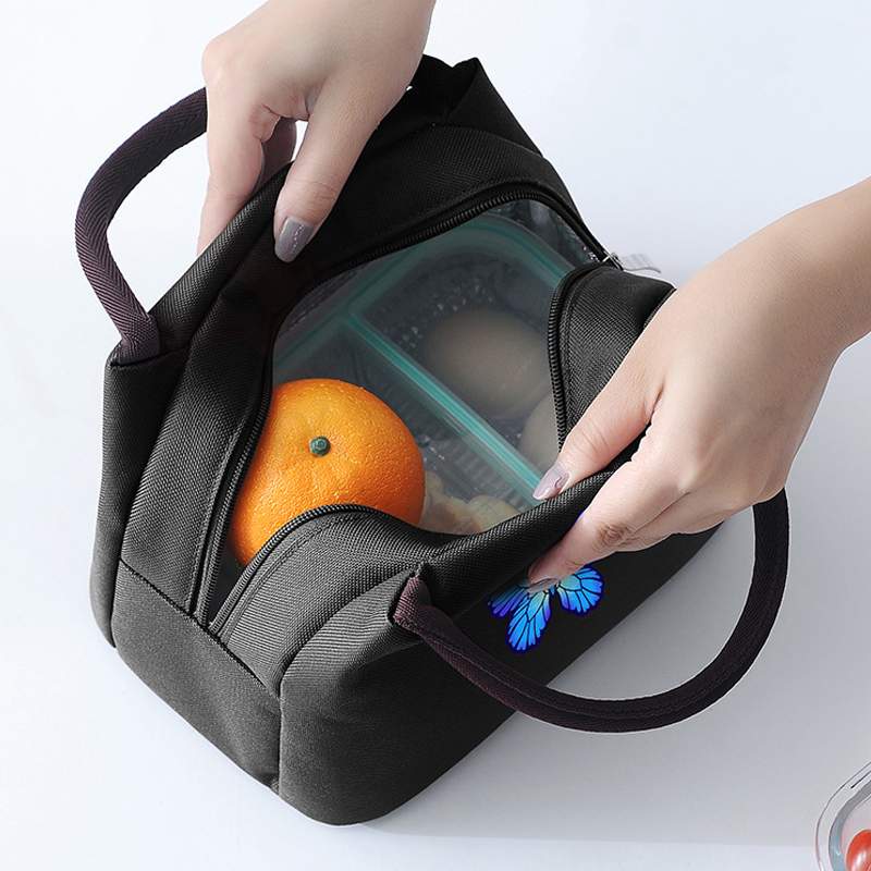 Small insulated lunch bag with blue butterfly - 1 - Bags  on Aster Vender