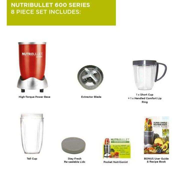 Nutribullet Nutrition Extractor 600W- 12Pcs - 0 - Kitchen appliances  on Aster Vender