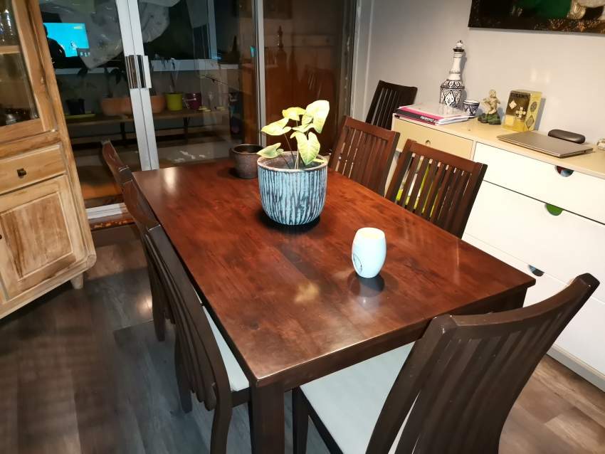 Dining table and six chairs - 2 - Living room sets  on Aster Vender