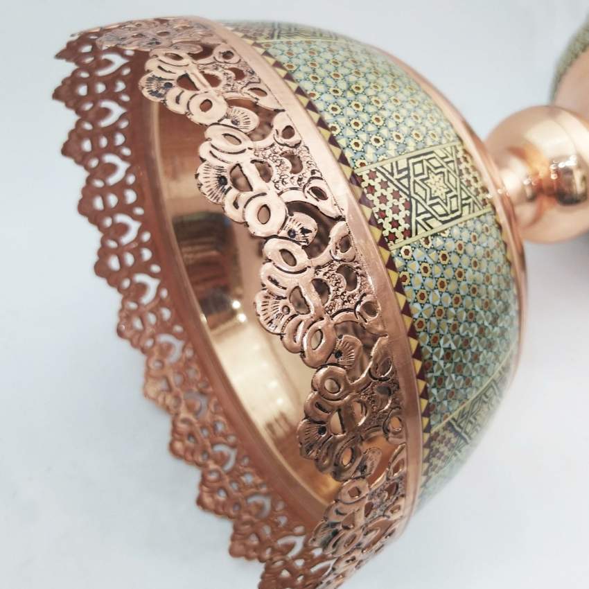 Copper nuts bowl - 1 - Handmade  on Aster Vender