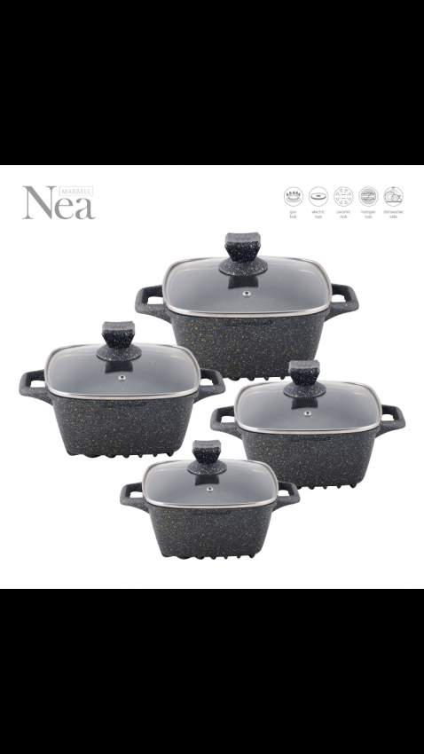 SQ Professional Nea Marbell 4 Pieces Die-Cast Non-Stick Cookware Set - 1 - Kitchen appliances  on Aster Vender