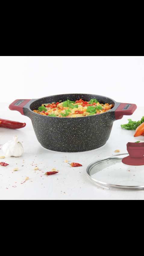 Non-Stick Nea Marbell Impact Stockpot with Lid - 3 - Kitchen appliances  on Aster Vender