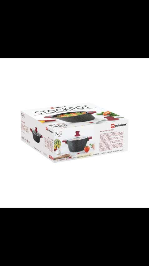 Non-Stick Nea Marbell Impact Stockpot with Lid - 5 - Kitchen appliances  on Aster Vender