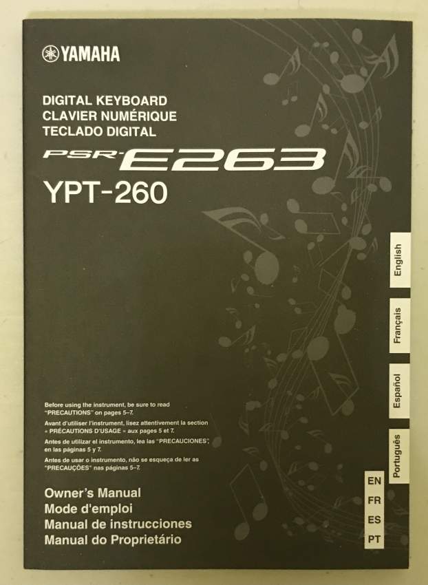 Yamaha PSR E263 - 4 - Piano  on Aster Vender