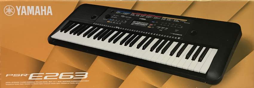 Yamaha PSR E263 - 1 - Piano  on Aster Vender