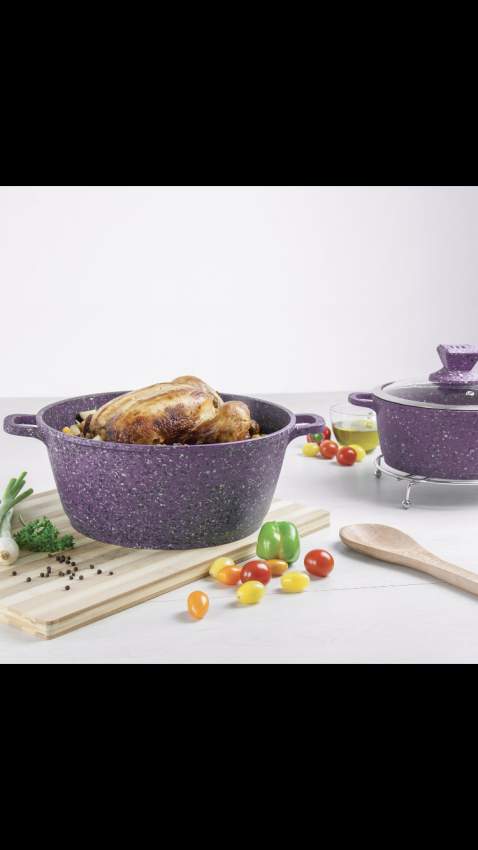 SQ Professional Nessa 5 Pieces Aluminum Non Stick Cookware Set  - 1 - Kitchen appliances  on Aster Vender