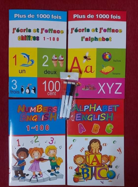 Write and wipe books set  - 1 - Kids Stuff  on Aster Vender