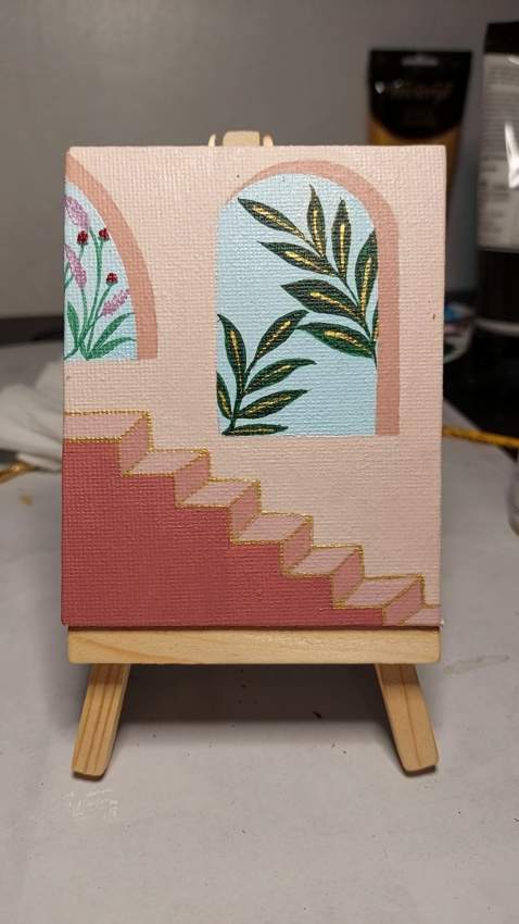 Hand painted mini canvas - 0 - Paintings  on Aster Vender