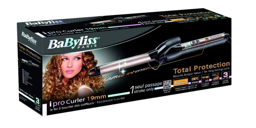 Babyliss iPro Curling Iron Hair Curler (Ceramic Intense) - 1 - Other Hair Care Tools  on Aster Vender
