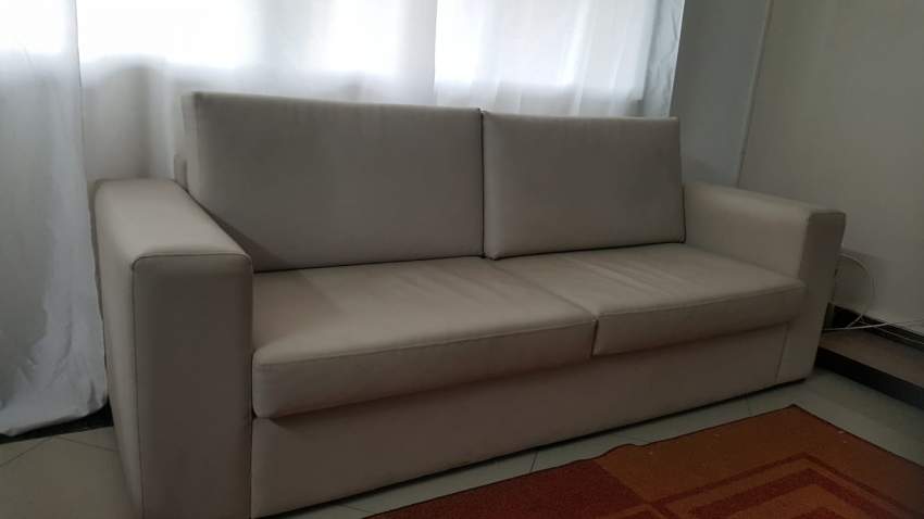 Double Sofa (Color: Cream) - 2 - Sofas couches  on Aster Vender