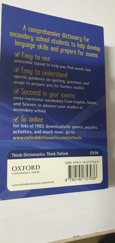 Oxford Student's Dictionary  - 0 - Dictionaries  on Aster Vender