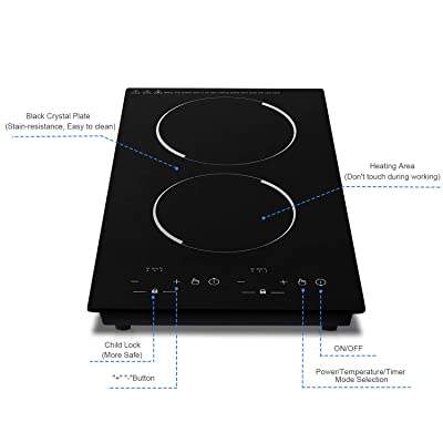 DOUBLE PLAQUE À INDUCTION 2 ANS DE GARANTIE CONSTRUCTEUR - 4 - Kitchen appliances  on Aster Vender