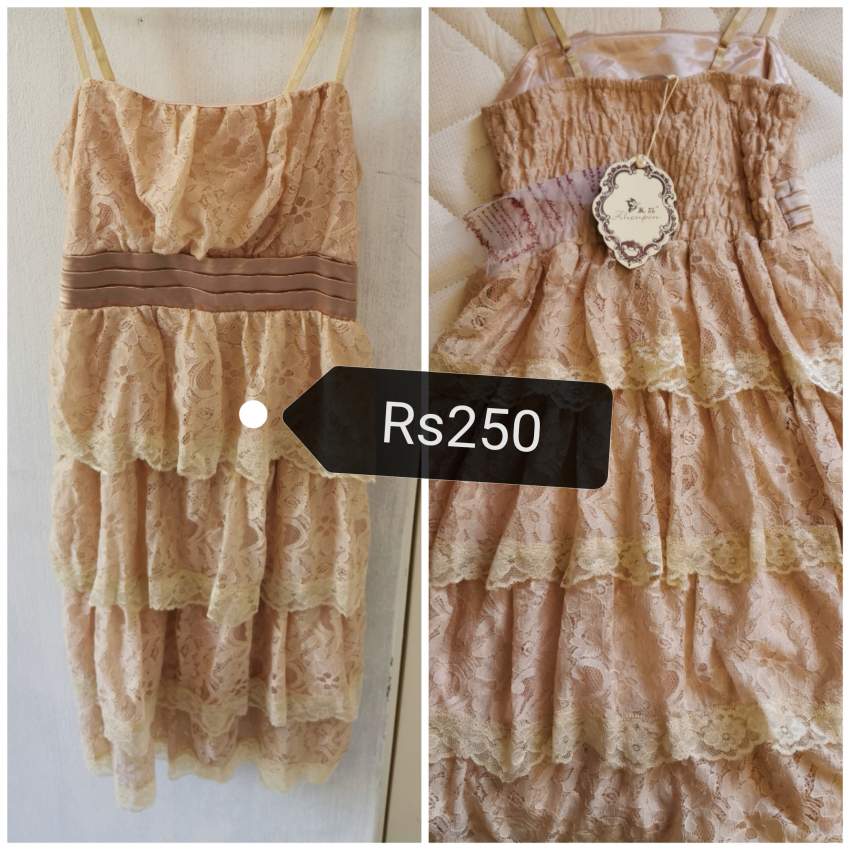 Beige Lace dress - 0 - Dresses (Women)  on Aster Vender