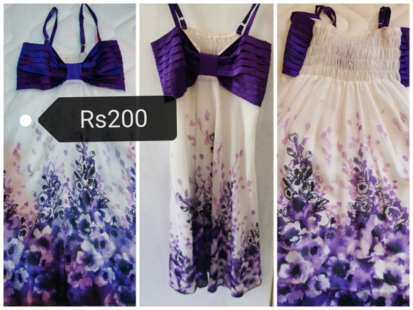 White purple dress - 0 - Dresses (Women)  on Aster Vender