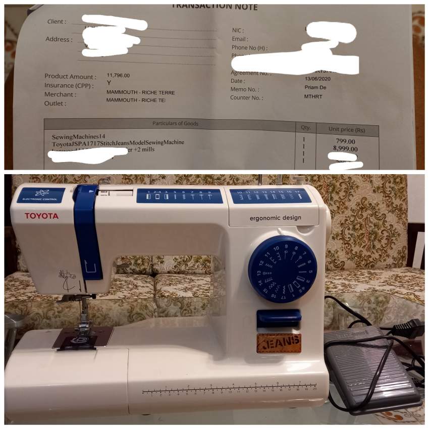 Sewing machine for sale - 0 - Sewing Machines  on Aster Vender