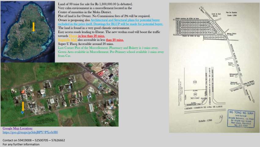 Terrain Residentielle a Melrose, Moka - 0 - Land  on Aster Vender