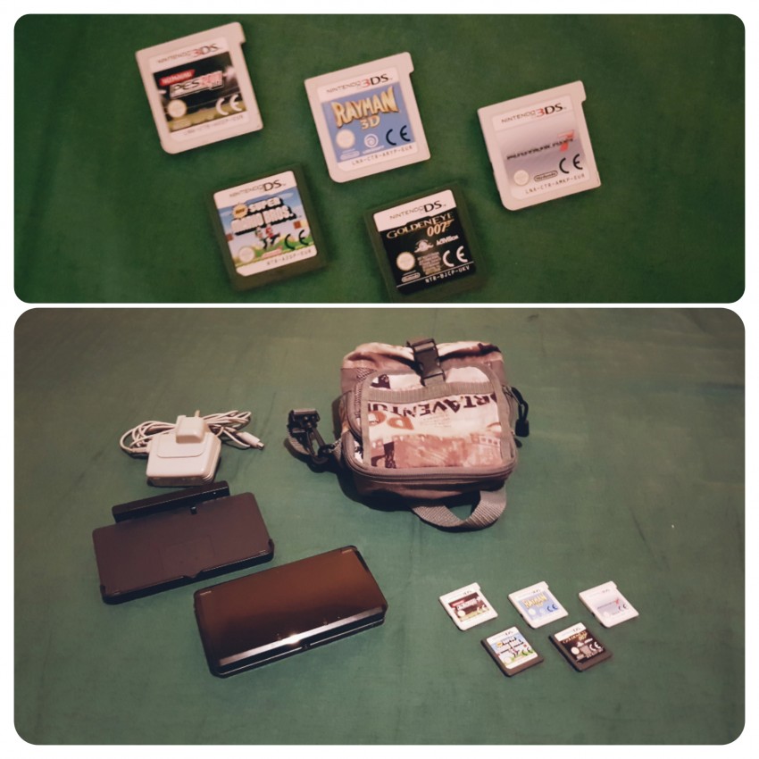 Nintendo 3ds with charger + changing dock,3 gift cards + free handbag - 2 - PS4, PC, Xbox, PSP Games  on Aster Vender