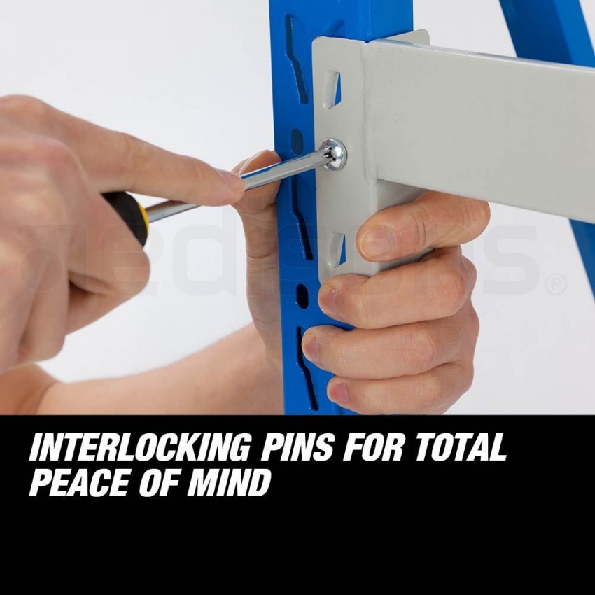  2Mx2M-900KG-Metal-Warehouse-Racking-Storage-Garage-Shelving-Steel-She - 1 - Others  on Aster Vender