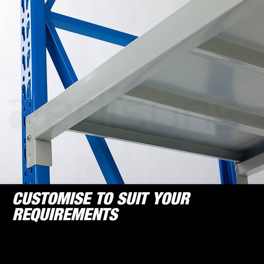  2Mx2M-900KG-Metal-Warehouse-Racking-Storage-Garage-Shelving-Steel-She - 2 - Others  on Aster Vender