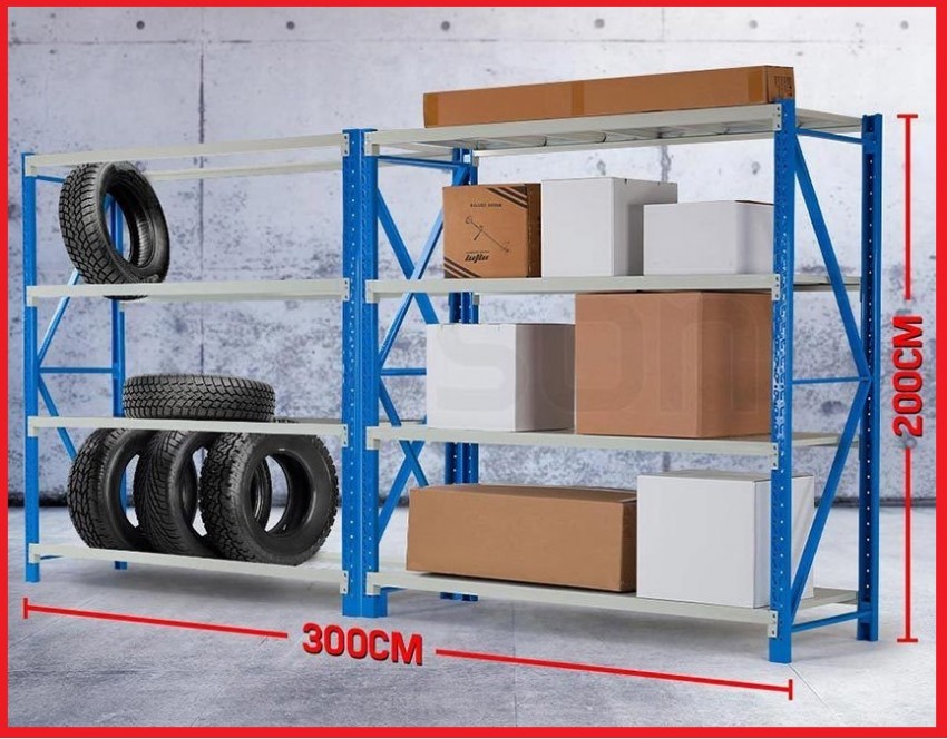 3x2M 2000KG Metal Warehouse Racking Storage Garage Shelving 8 TIER on Aster Vender