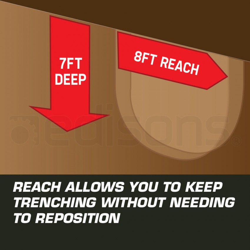 9HP Backhoe - Petrol Excavator 4-Stroke Hydraulic Bucket Towable - 8 - Other heavy trucks  on Aster Vender