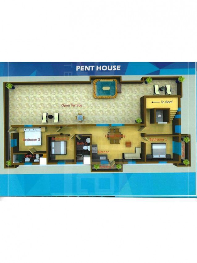 *For Sale - Penthouse in Flic en Flacq* - 4 - Land  on Aster Vender