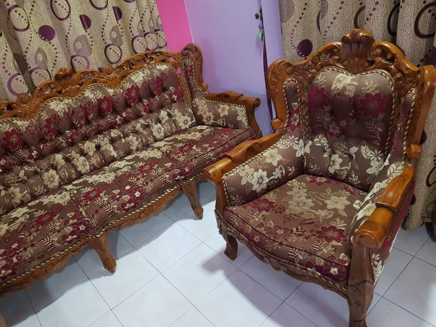 TEAK SOFA SET + TABLE FOR SALE Aster Vender Living Room Sets