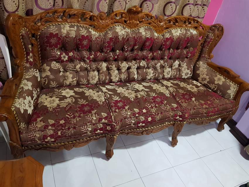 TEAK SOFA SET + TABLE FOR SALE Aster Vender Living Room Sets