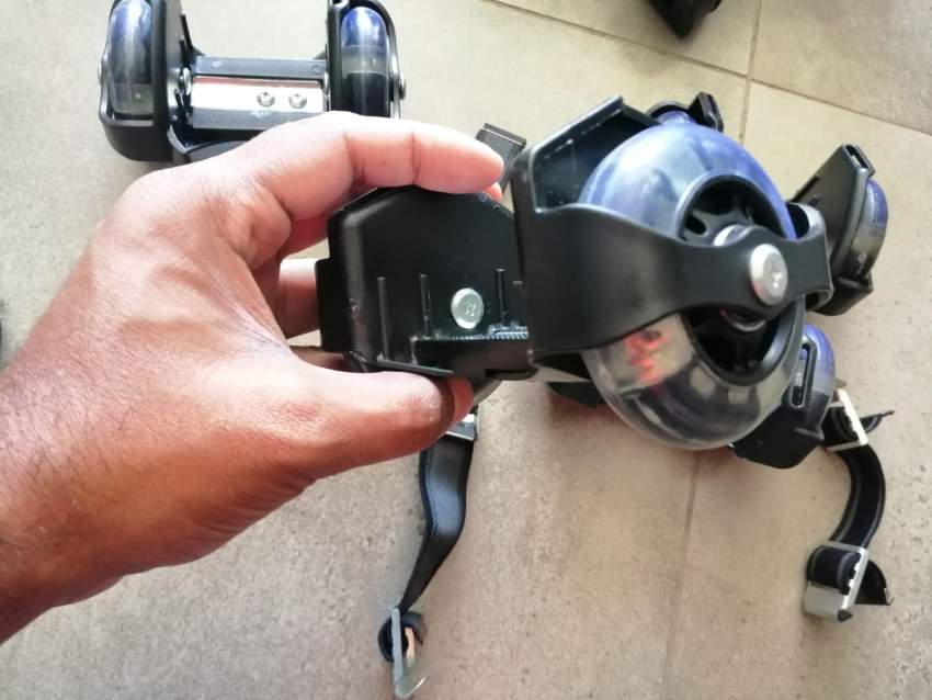 Rollerblading wheels - can be attached to normal shoes - 0 - Roller skating  on Aster Vender