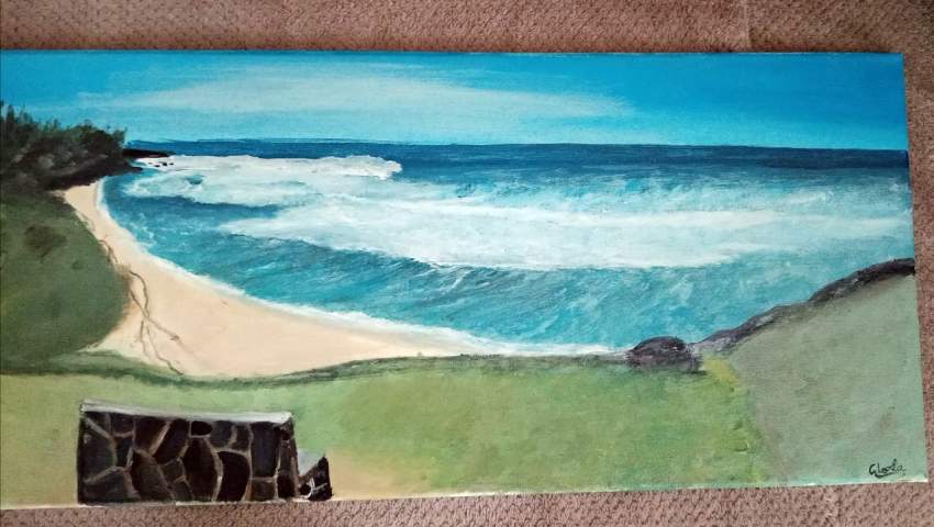 A vendre tableau acrylique intitulé 